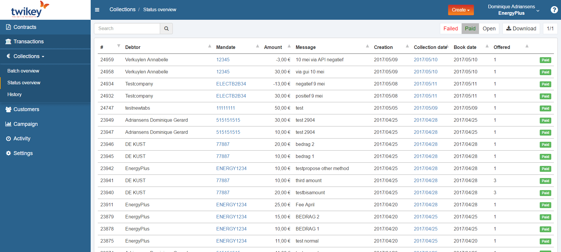 Insight payments